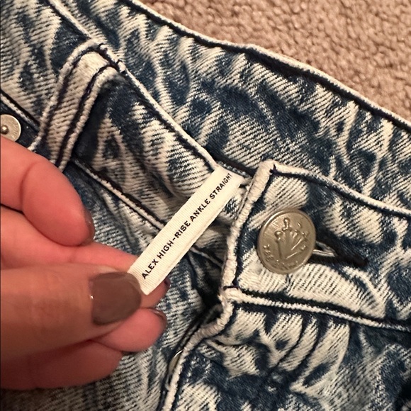 rag & bone Alex High-Rise Ankle Straight Jeans - Picture 5 of 8